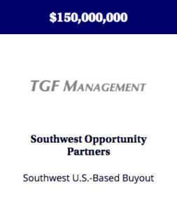 A fund focused on buyouts, recapitalizations, and strategic consolidations of growing and profitable lower-middle market companies in the southwestern U.S.